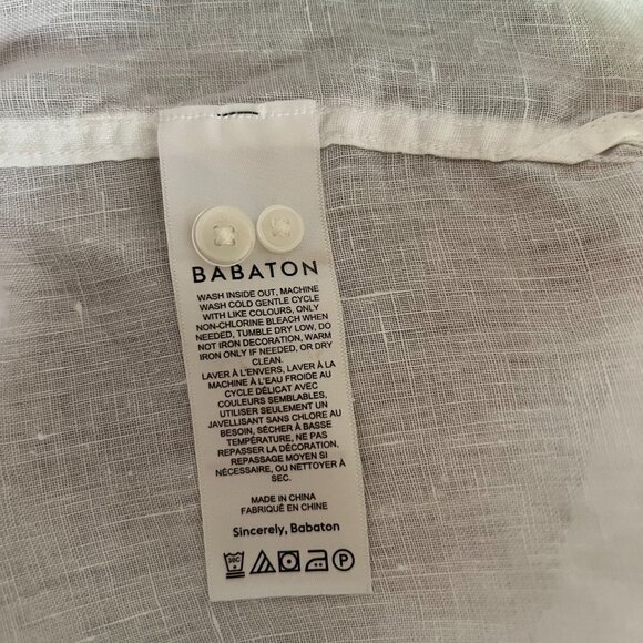 🕊️ Aritzia Essential Relaxed Linen Shirt – S (sold out) - Picture 7 of 8